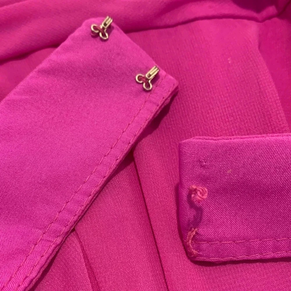 Mori Lee Knee Length Halter Chiffon Dress NWT - Picture 7 of 8